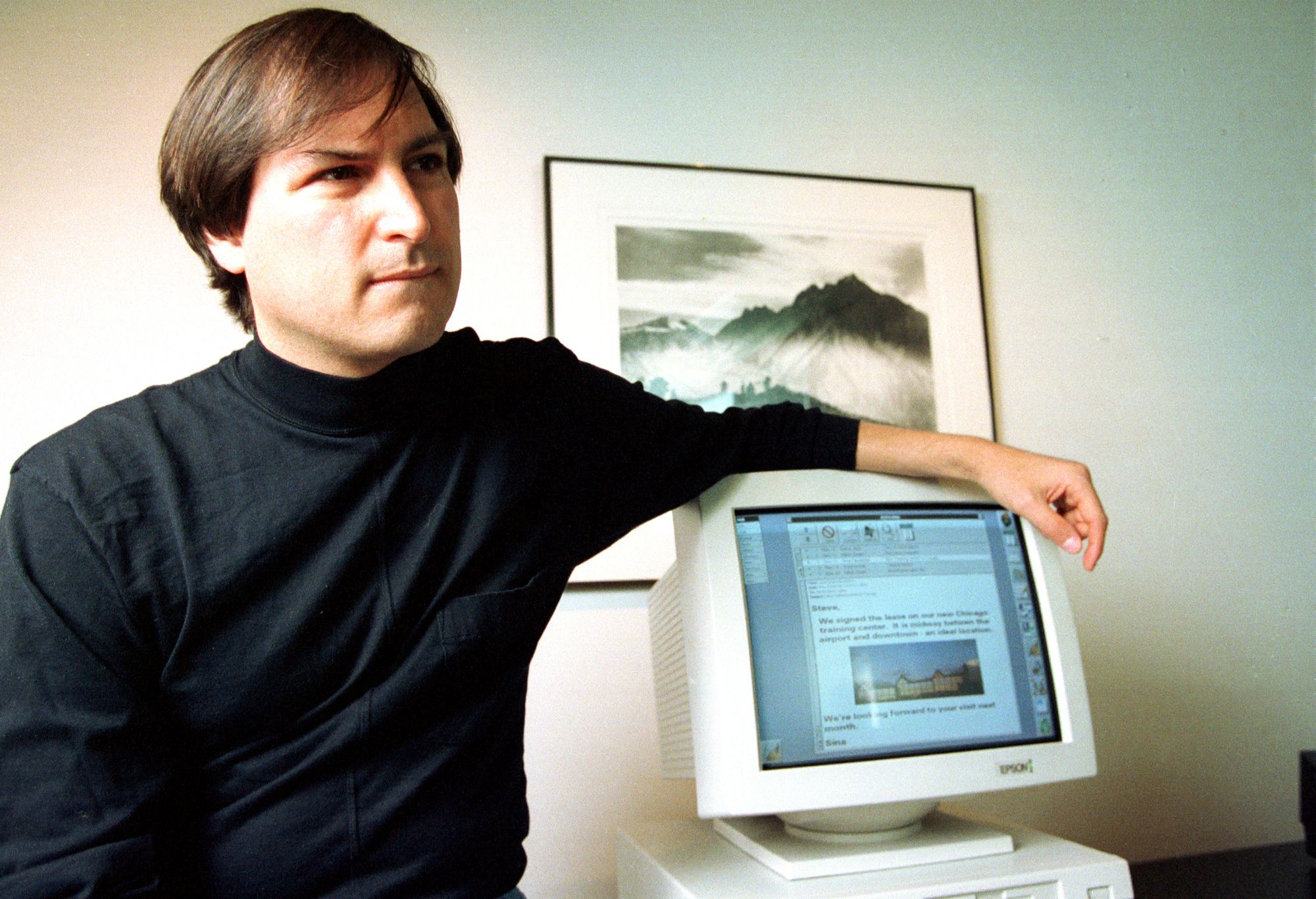 Soy inmensamente feliz de vivir en el futuro que Steve Jobs creó